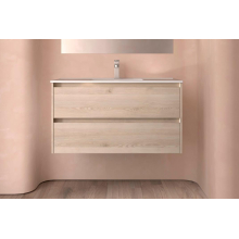 BALTIC Unterschrank 1000 2 Schubladen + Waschbecken Nature