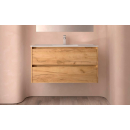 BALTIC Unterschrank 1000 2 Schubladen + Waschbecken Eiche...