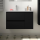 BALTIC Unterschrank 850 2 Schubladen 1 Tür re + Waschbecken Black Satin