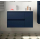 BALTIC Unterschrank 850 2 Schubladen 1 Tür re + Waschbecken Blue Satin