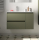 BALTIC Unterschrank 850 2 Schubladen 1 Tür re + Waschbecken Green Satin