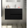 BALTIC Unterschrank 850 2 Schubladen 1 Tür li + Waschbecken Black Satin