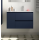 BALTIC Unterschrank 850 2 Schubladen 1 Tür li + Waschbecken Blue Satin