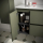 BALTIC Unterschrank 850 2 Schubladen 1 Tür li + Waschbecken Green Satin