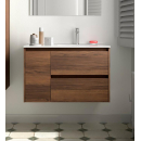 BALTIC Unterschrank 850 2 Schubladen 1 Tür li +...