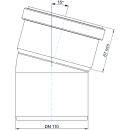 Bogen PKB Polo-Kal NG DN 110 15Grad