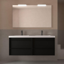 Komplett-Set ATTILA 1400 4 Schubladen BLACK SATIN +...