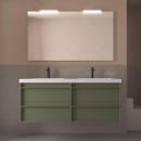 Komplett-Set ATTILA 1400 4 Schubladen GREEN SATIN +...