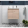 BALTIC Unterschrank 600 2 Türen + Waschbecken Nature Satin