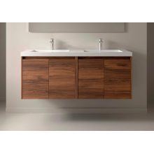 BALTIC Unterschrank 1400 4 Türen + Waschbecken Nussbaum