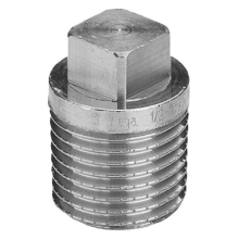Stopfen Rotguss, mit Vierkant, AG 1/4