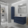 Möbel + Waschbecken ATTILA ATTILA 1000 2 Schubladen BLUE SATIN