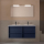 Möbel + Waschbecken ATTILA 1200 4 Schubladen BLUE SATIN