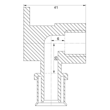 Wavin Tigris M5 Wandscheibe 16mm x 1/2 IG