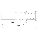 Wavin Tigris M5 Übergang auf Kupfer 25mm x 22mm
