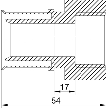 Wavin Tigris M5 Übergang 20mm x 1/2 IG