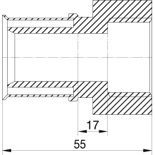 Wavin Tigris M5 Übergang 20mm x 3/4 IG