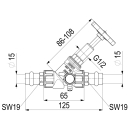 Schlösser Armaturen FREISTROMVENTIL, PRESSANSCHL.IG...