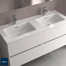 Waschtisch CONSTANZA 1210 doble PORZELLAN WEIß 1210 x 20 x 460 mm