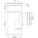 Abzweig PKEA Polo-Kal NG DN 90/75 87,5Grad