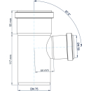 Abzweig PKEA Polo-Kal NG DN 75/50 87,5Grad