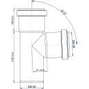 Abzweig PKEA Polo-Kal NG DN 50/50 87,5Grad