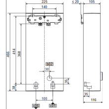 STIEBEL ELTRON Durchlauferhitzer DHB 18/21/24 ST Trend, 18,21,24kW/400V
