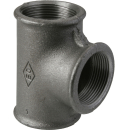 Atusa Temperguss T-Stück Nr. 130 schwarz 11/2"