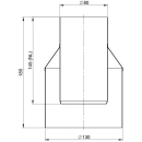 Atec Mündungsabschluss WhitePoly Edelstahl...