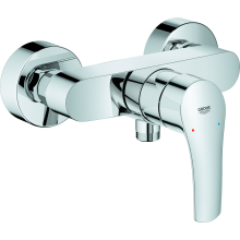 Grohe Einhandmischer Brause Eurosmart Wandmontage, eigensicher verchromt