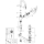 Grohe EHM Waschtisch Eurostyle C L-Size schw Rohrausl. m Ablaufg. chrom