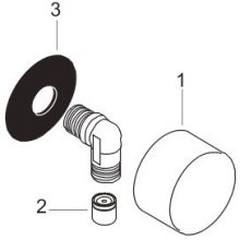 AXOR Starck Fixfit Schlauchanschluss DN 15
