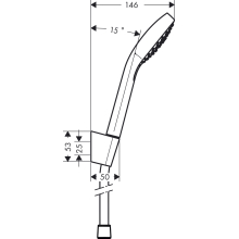 hansgrohe Croma Select S Vario Porter Set 125 cm