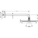 hansgrohe Raindance S Kopfbrause 240 1jet PowderRain mit...