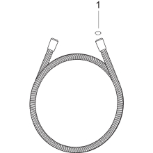 hansgrohe Sensoflex Metall-Brauseschlauch 160 cm