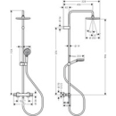 hansgrohe Vernis Blend Showerpipe 200 1jet mit...