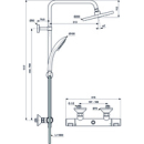 IS Duschsys. m.Brausetherm. CERATHERM25 chrom