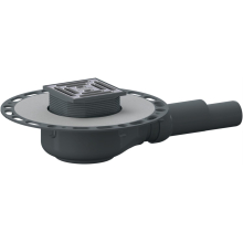 Dallmer Tisto Plan K10 Bodenablauf, waagerecht, DN40/ DN50, 100x100mm
