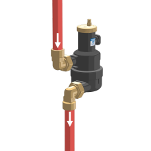 CALEFFI HED 1 1/4 AG, Hocheffizienzentlüfter