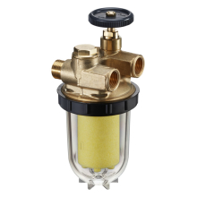 OVENTROP Heizölfilter-Zweistrang"Oilpur" DN10, 3/8"IG, 3/8"AG, Saugbetr., Siku