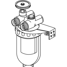OVENTROP Heizölfilter-Zweistrang"Oilpur" DN10, 3/8"IG, 3/8"AG, Saugbetr., Siku