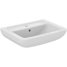 IDEAL STD EUROVIT PLUS Waschtisch, eckig 600x460x190mm, 1 Hl. m.Ül., weiß