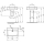 IDEAL STD Waschtisch CONNECT CUBE E7141 600x460x175mm 1Hahnloch weiß