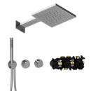 Herzbach MODUL7 Thermostat-Set T-TF2 TWIN FLOW Chrom