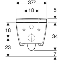 Geberit AquaClean Sela WC-Komplettanlage wandhängend weiß-alpin