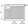 KermiX2 Profil Vplus T22 BH600x100x1200 QN1999, weiß, 10 bar, Vent. re, m. Abd.