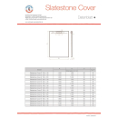 Rechteckduschwanne Slatestone Cover E 140x100 cm