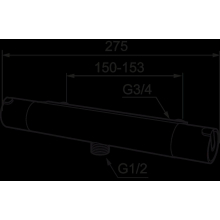 Mora Rexx T5 Duschthermostat Chrom