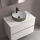 Aufsatzwaschtisch BICA ohne Siphon und Clickerabfluss SOLID SURFACE Green Forest Ø 390 x 105 mm