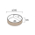 Aufsatzwaschtisch BICA ohne Siphon und Clickerabfluss SOLID SURFACE Macchiato Ø 390 x 105 mm
